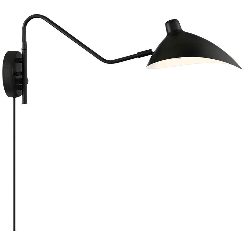 Image 6 360 Lighting Colborne Black Angled Plug-In Swing Arm Wall Lamps Set of 2 more views