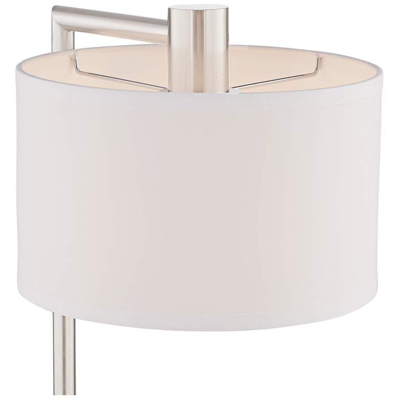 Image 3 360 Lighting Colby 21" Nickel USB and Outlet Desk Lamps Set of 2 more views