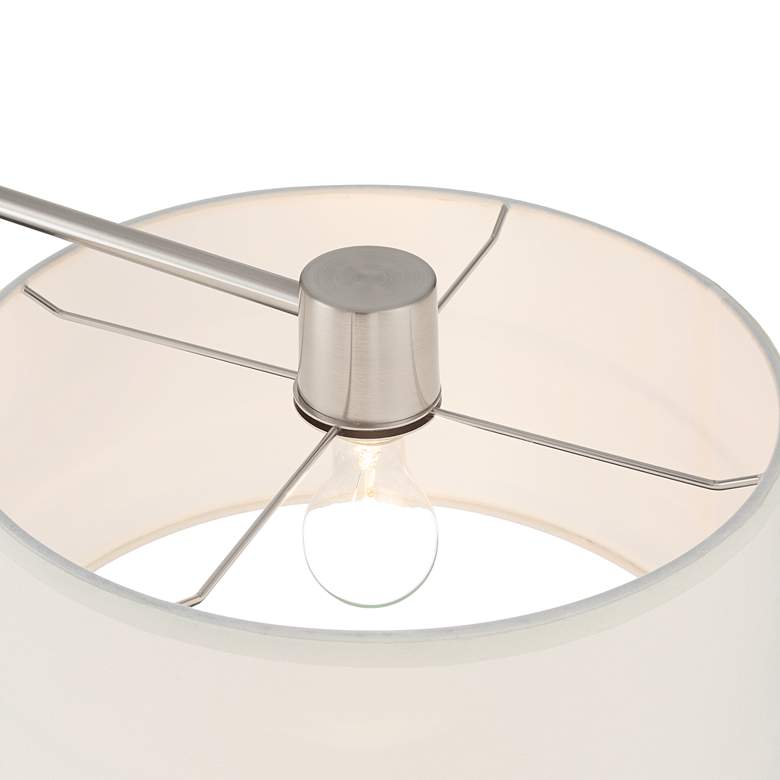 Image 4 360 Lighting Colby 61" Brushed Nickel Downbridge Floor Lamps Set of 2 more views