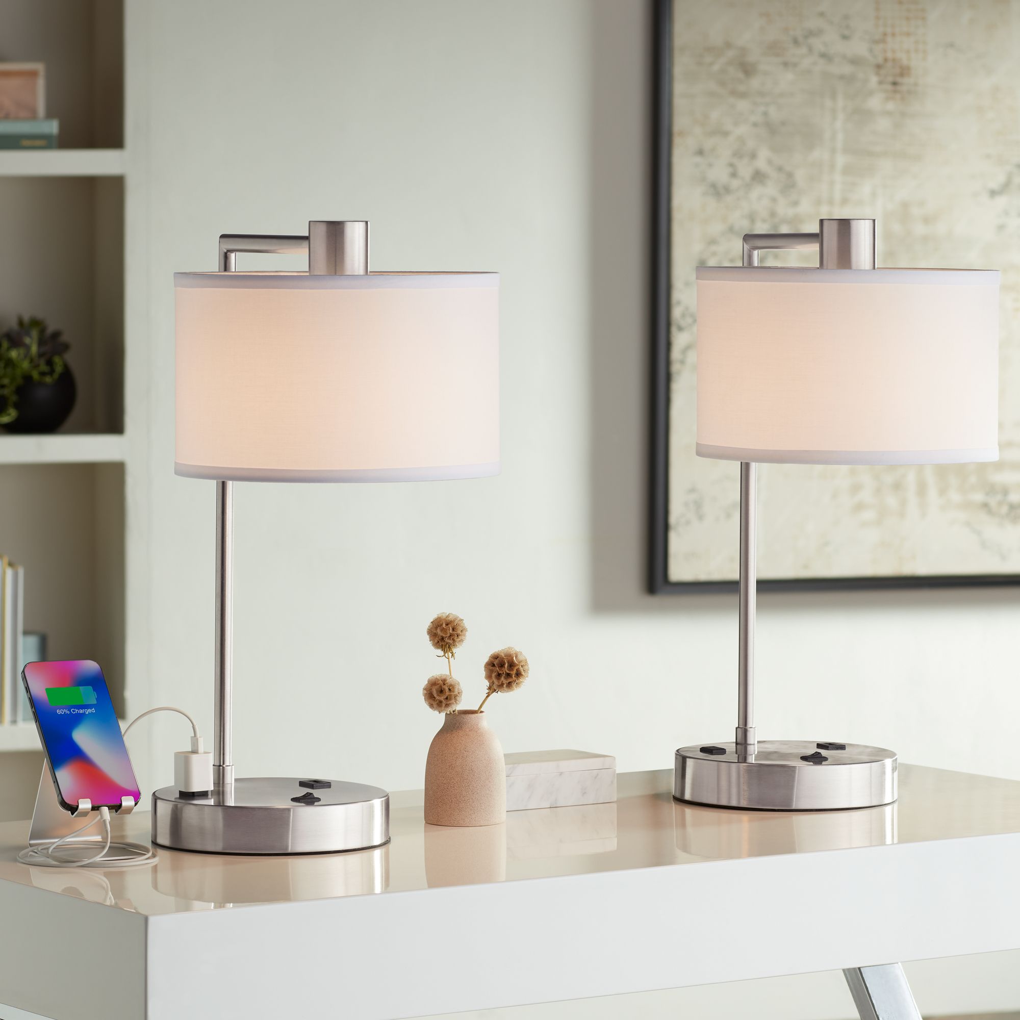 360 Lighting COLBY Brushed Nickel Collection