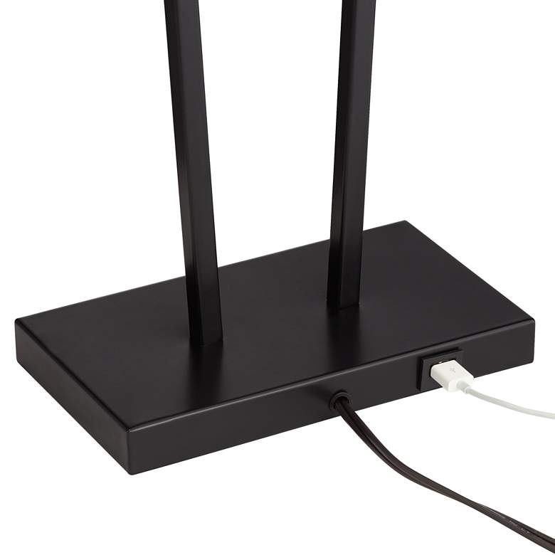 Image 5 360 Lighting Cole 27" High Black Metal USB Table Lamps Set of 2 more views