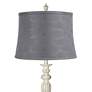 2_360 Lighting Colonnade 60" Antique White Gray Shade Floor Lamp more views