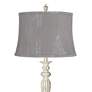 2_360 Lighting Colonnade 60" High Antique White and Gray Floor Lamp more views