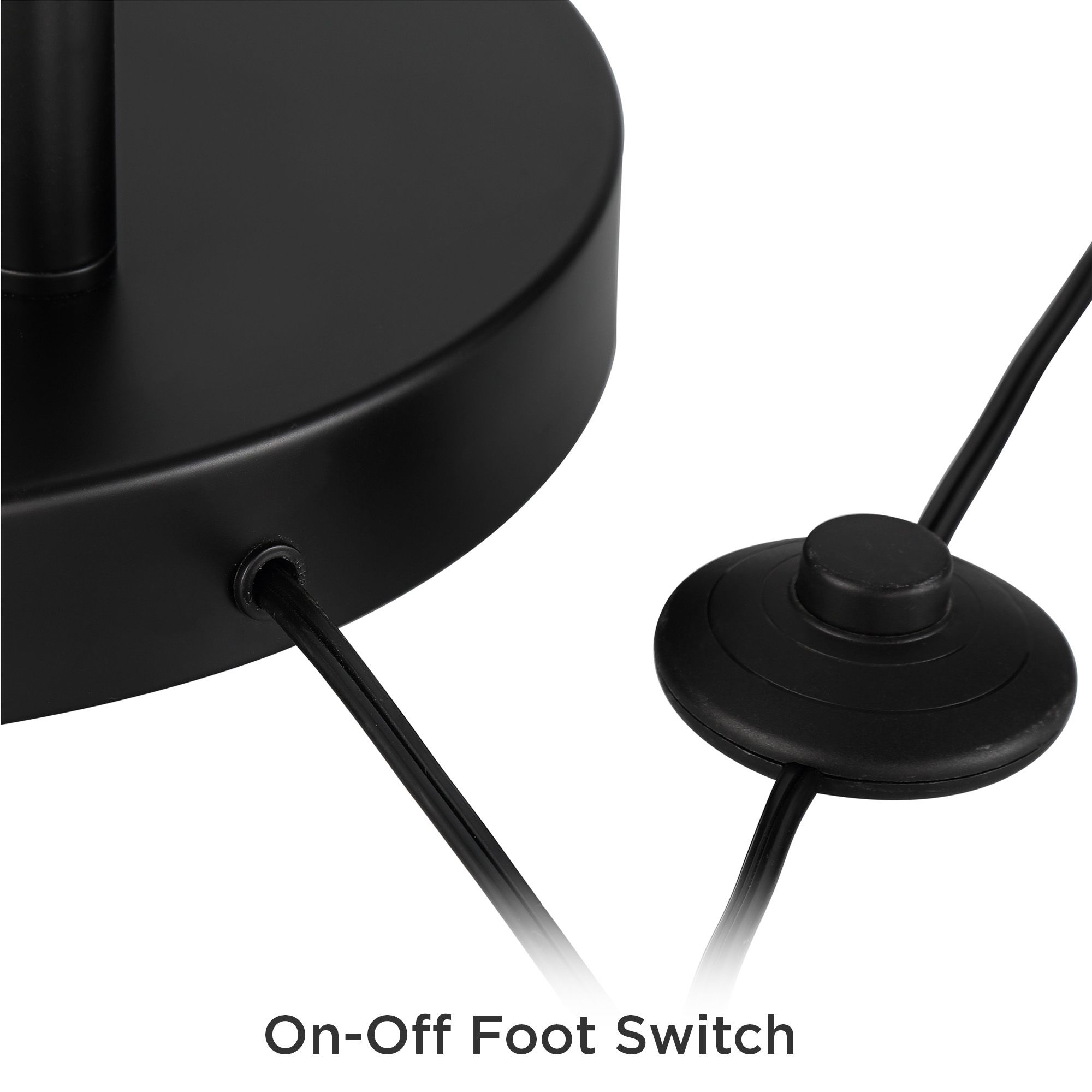 Image 5 360 Lighting Cora 72" Black Metal Arc Floor Lamp with Smart Socket more views