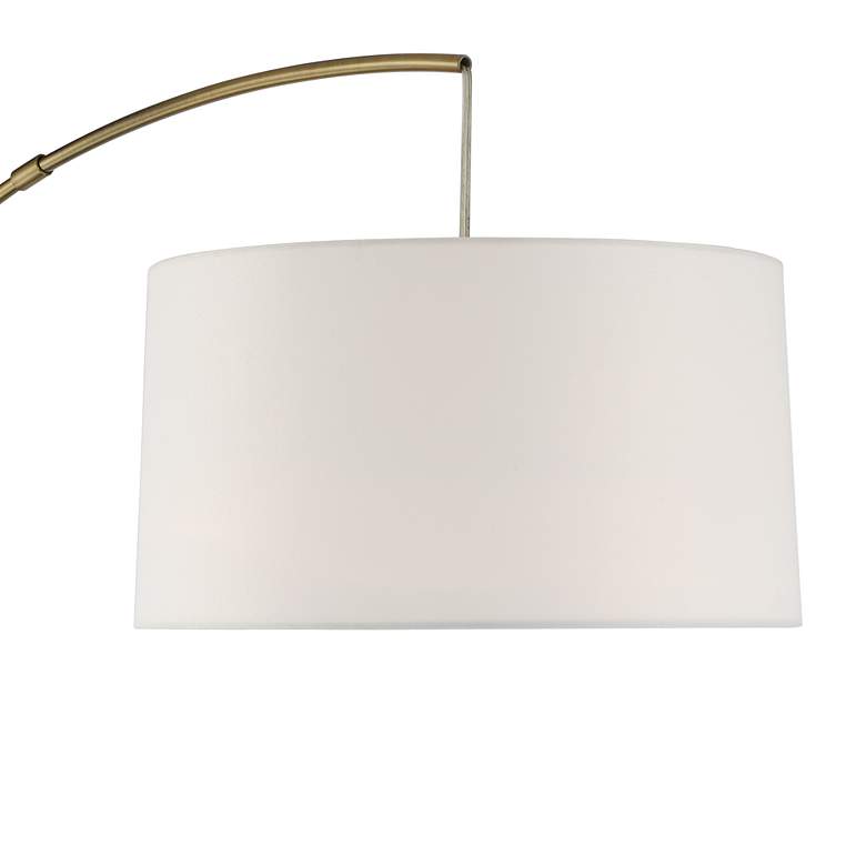 Image 3 360 Lighting Cora 72" Brass Metal Arc Floor Lamp with Smart Socket more views