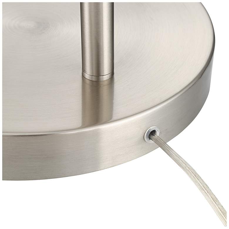 Image 6 360 Lighting Cora 72" Brushed Nickel Arc Floor Lamp with Smart Socket more views
