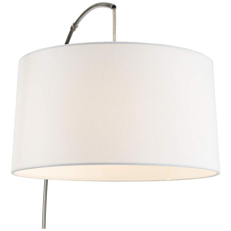 Image 3 360 Lighting Cora 72 inch Brushed Nickel Arc Floor Lamp with USB Dimmer more views
