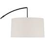 Thumbnail3 of 360 Lighting Cora 72" High Black Finish Modern Arc Floor Lamp more views