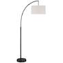 Watch A Video About the 360 Lighting Cora Black Finish Modern Arc Floor Lamp