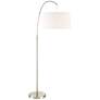 Watch A Video About the Cora Brushed Nickel Arc Floor Lamp
