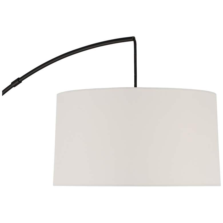 Image 3 360 Lighting Cora 72" Modern Black Arc Floor Lamp with USB Dimmer more views
