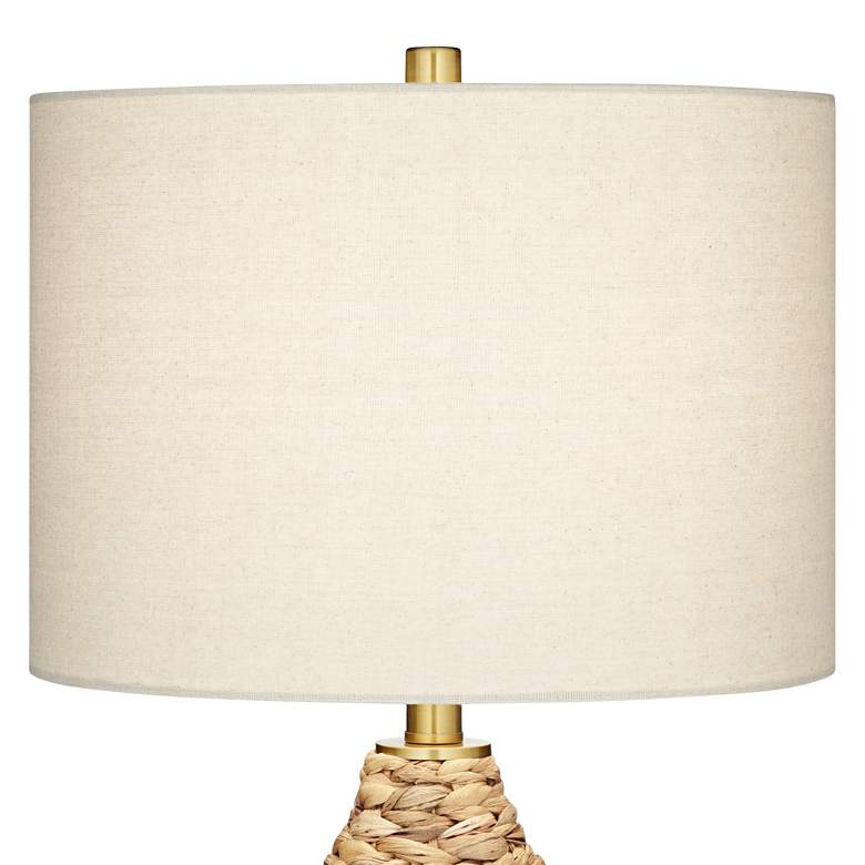 Image 5 360 Lighting Corona 25 1/2" Woven Reed Modern Coastal Lamps Set of 2 more views