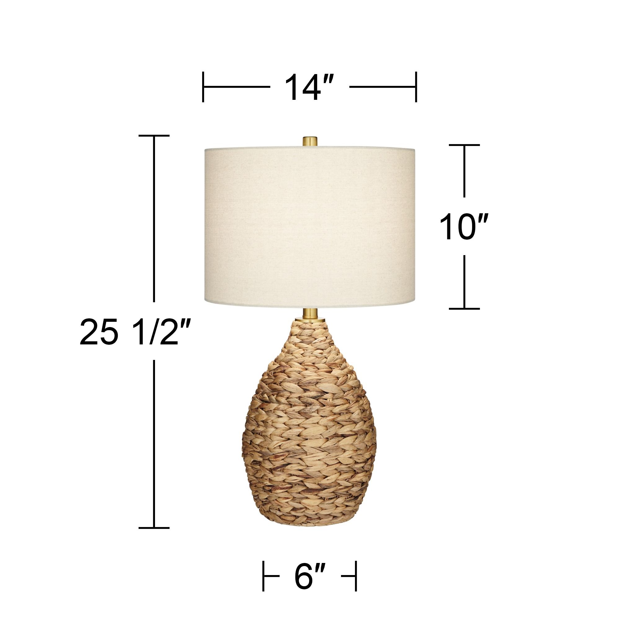 Watch A Video About the 360 Lighting Corona Woven Reed Modern Coastal Lamps Set of 2