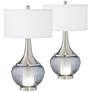 Thumbnail2 of 360 Lighting Courtney 28 1/2" Glass Night Light Table Lamps Set of 2