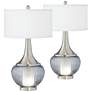 360 Lighting Courtney 28 1/2" Glass Night Light Table Lamps Set of 2