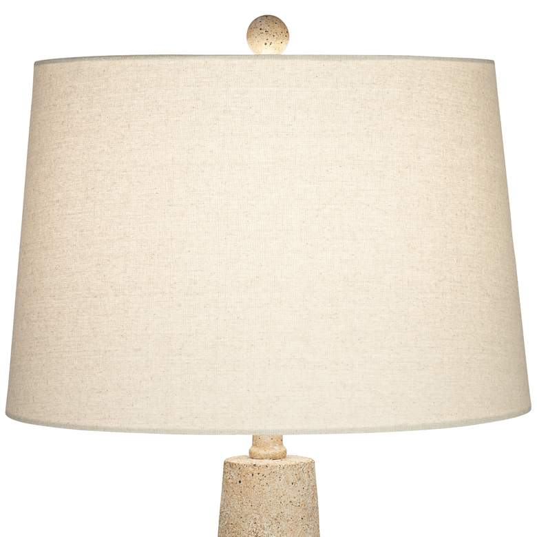 Image 4 360 Lighting Cozumel 26 3/4 inch Rustic Beige Modern Table Lamps Set of 2 more views