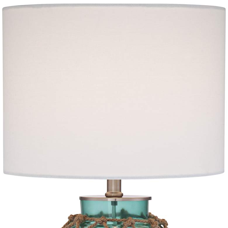 Image 3 360 Lighting Crosby 22 1/2" Blue Glass Bottle Table Lamps Set of 2 more views