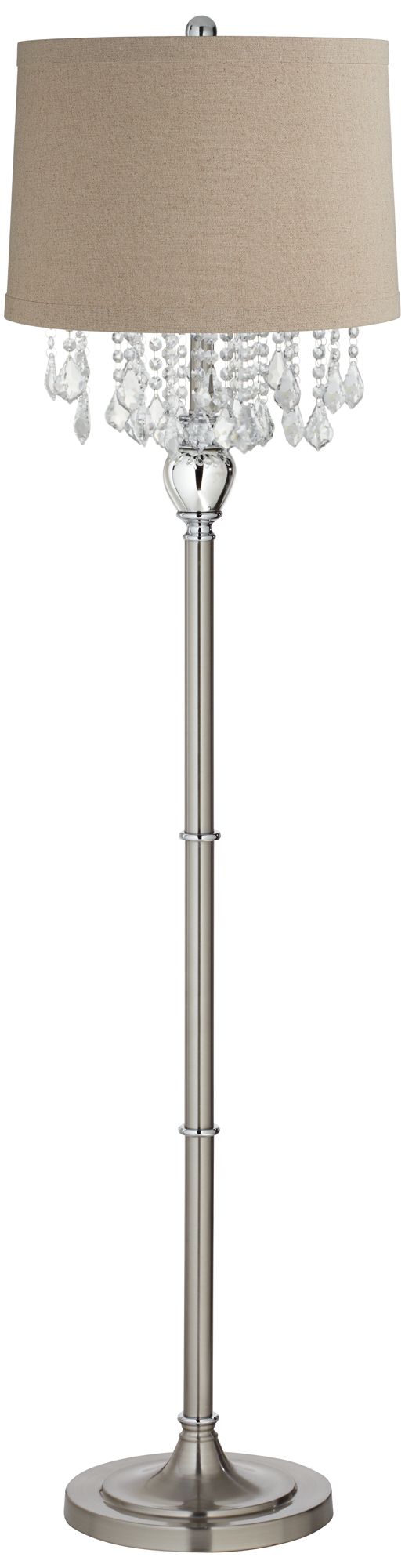 360 Lighting CRYSTAL BASE Brushed Nickel Collection