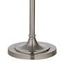 Thumbnail4 of 360 Lighting Crystals 60 1/2" Treble Gray Shade Satin Steel Floor Lamp more views