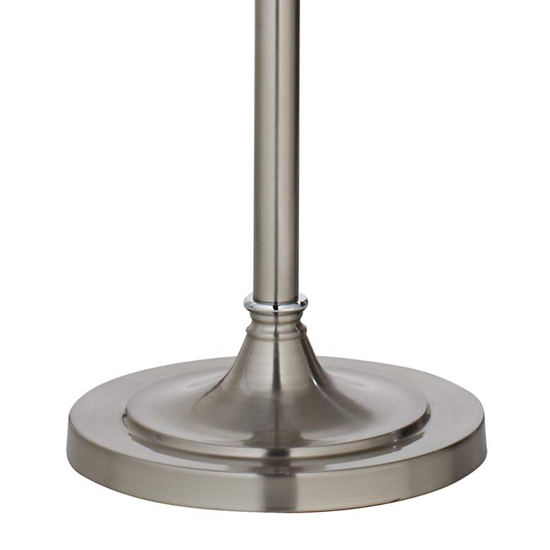 Image 3 360 Lighting Crystals 62 1/2 inch Taupe Gray Brushed Nickel Floor Lamp more views