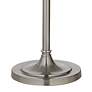 3_360 Lighting Crystals 62 1/2" Teal Blue and Brushed Nickel Floor Lamp more views