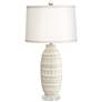 2_360 Lighting Cullen 30 1/2" High Modern Almond Ceramic Table Lamp