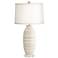 360 Lighting Cullen 30 1/2" High Modern Almond Ceramic Table Lamp