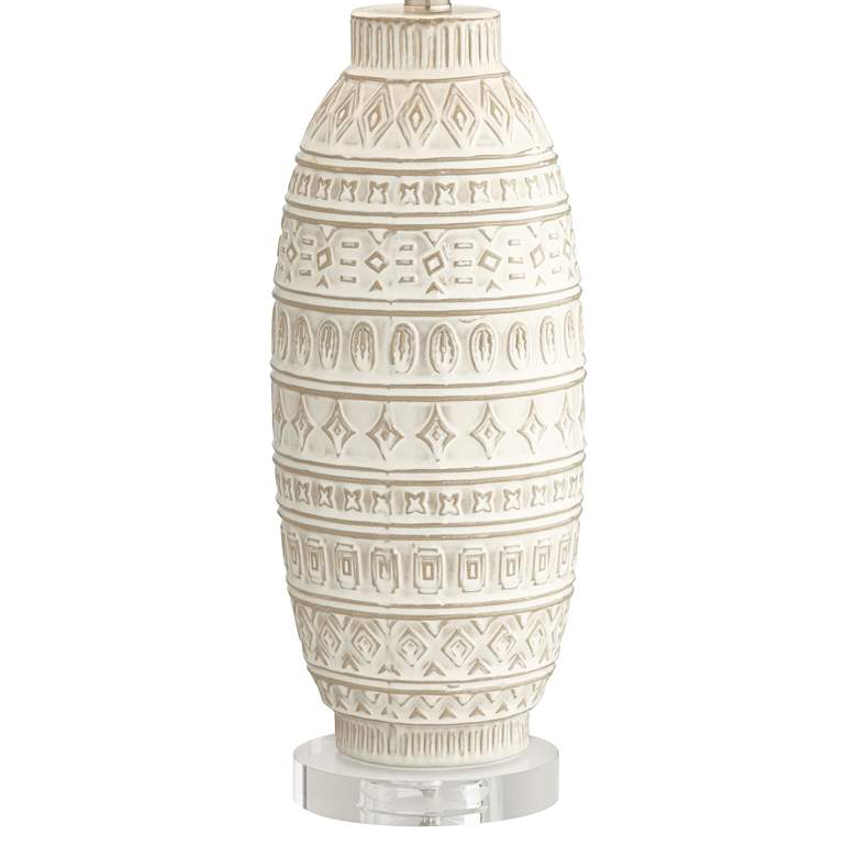 Image 3 360 Lighting Cullen 30 1/2" High Modern Almond Ceramic Table Lamp more views