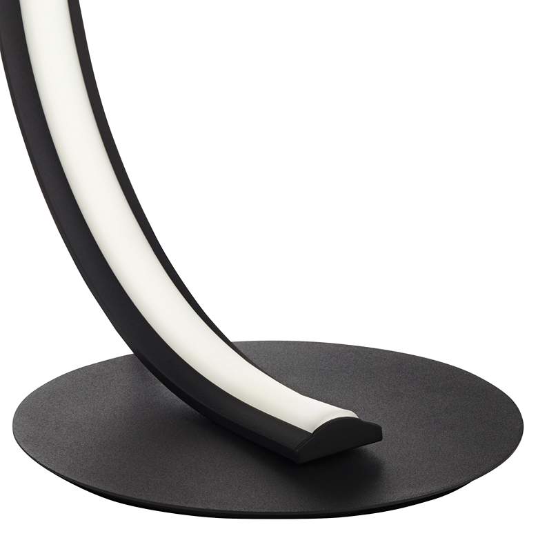 Image 4 360 Lighting Curved Arc 15.25" High Modern LED Accent Table Lamp more views