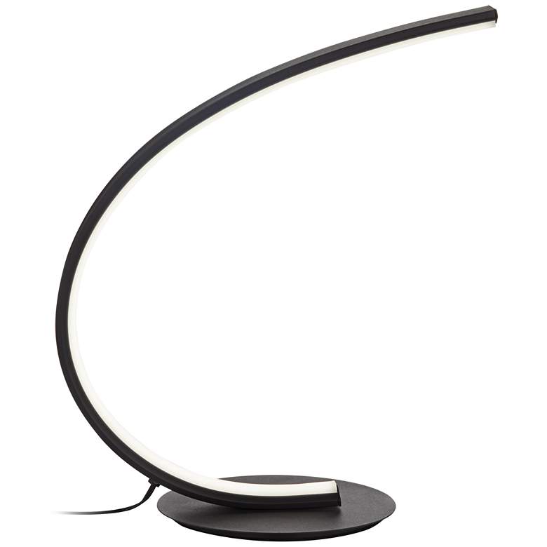 Image 7 360 Lighting Curved Arc 15.25" High Modern LED Accent Table Lamp more views
