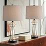 1_360 Lighting Dalia 27" Champagne Glass Table Lamps Set of 2