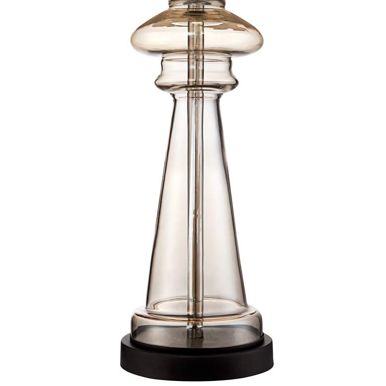 Image 4 360 Lighting Dalia 27" Champagne Glass Table Lamps Set of 2 more views