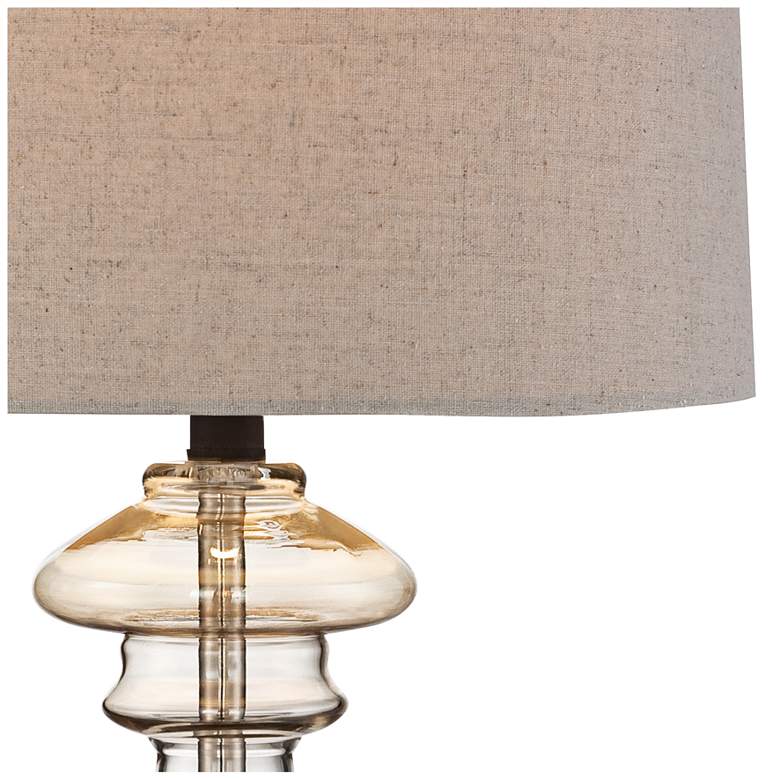 Image 4 360 Lighting Dalia 27" High Luxe Champagne Glass Table Lamp more views