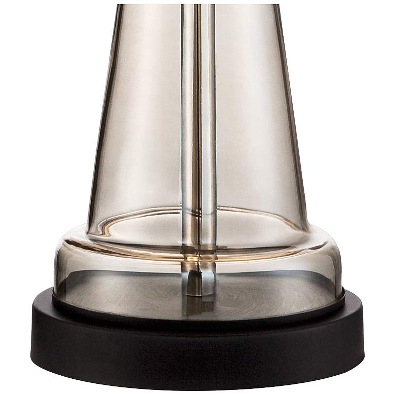 Image 6 360 Lighting Dalia 27" High Luxe Champagne Glass Table Lamp more views