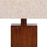 3_360 Lighting Darryl 23" Wood Finish Rectangular Table Lamps Set of 2 more views