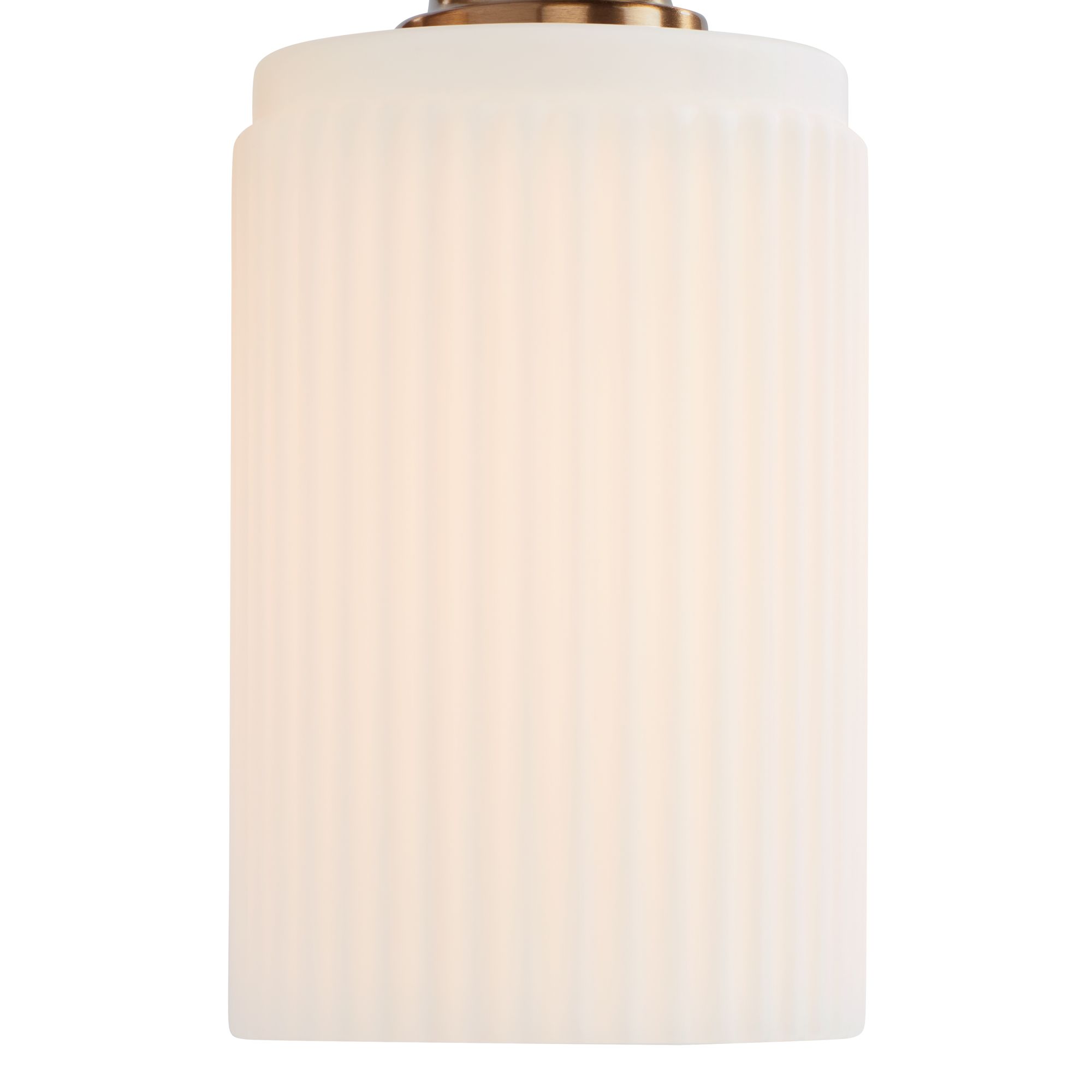 Image 4 360 Lighting David 9 1/2" High Gold and White Glass Sconces Set of 2 more views