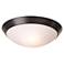 360 Lighting Davis 13" Wide Oil-Rubbed Bronze Ceiling Light Fixture