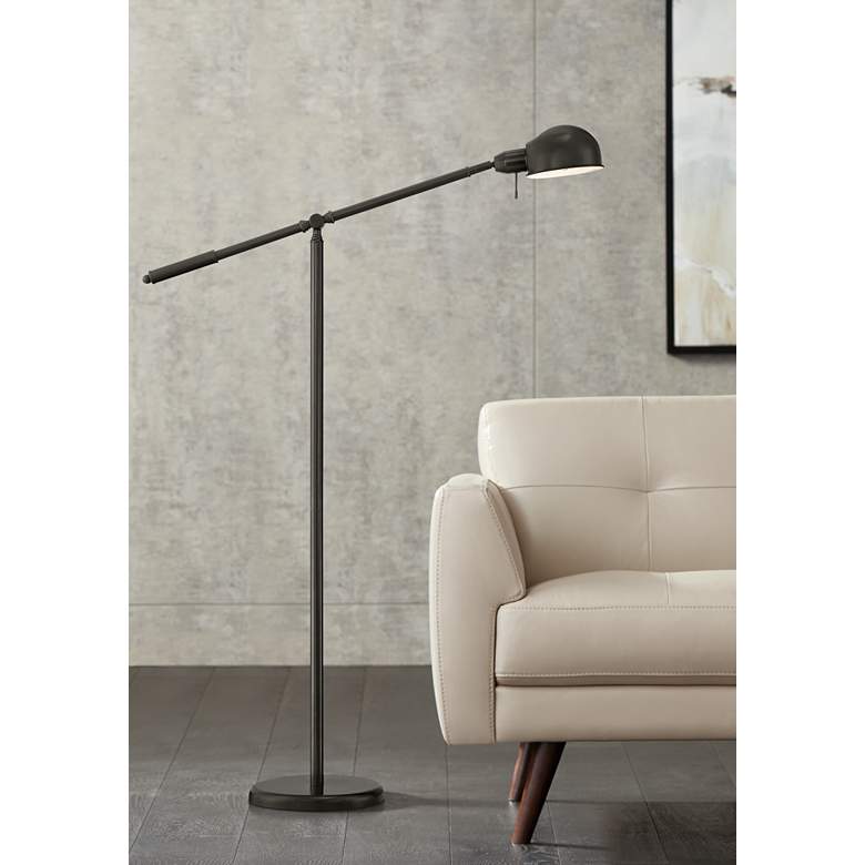 Image 2 360 Lighting Dawson Dark Bronze Adjustable Pharmacy Floor Lamp