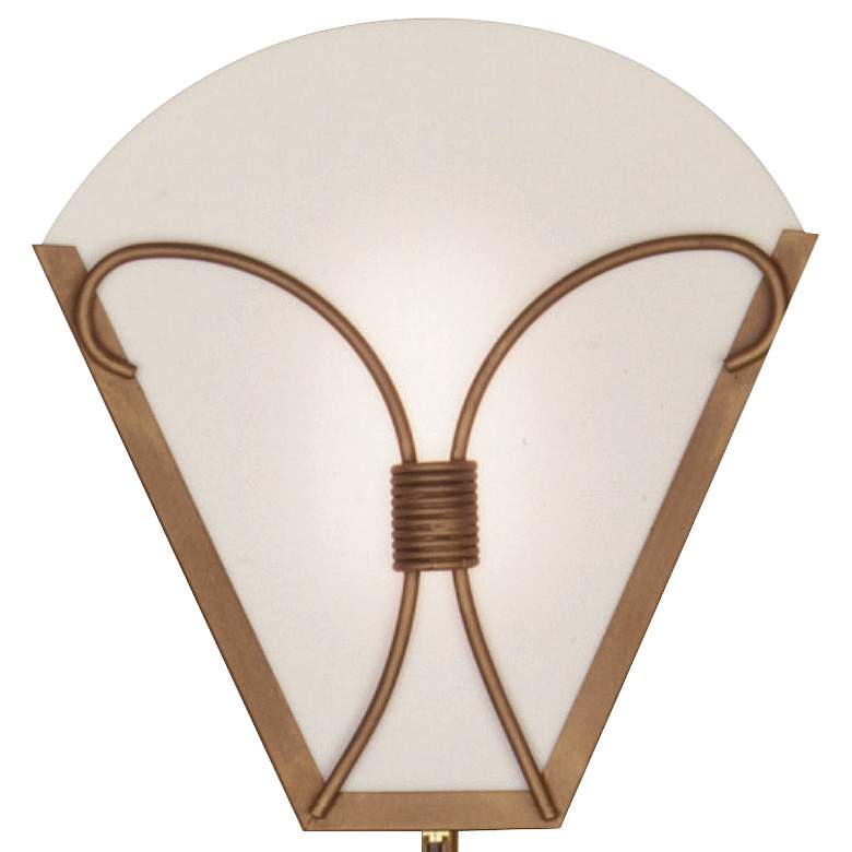Image 2 360 Lighting Deco Bow-Tie 12" Old Bronze Plug-in Wall Lights Set of 2 more views