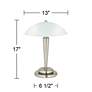 6_360 Lighting Deco Dome 17" High Touch On-Off Accent Lamps Set of 2 more views