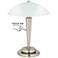 360 Lighting Deco Dome 17" High Touch On-Off Accent Table Lamp