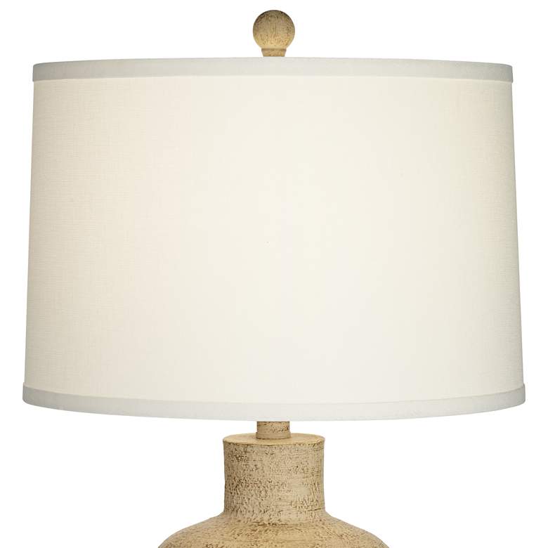 Image 4 360 Lighting Delon 26.5" Terra Cotta Finish Jar Table Lamp more views
