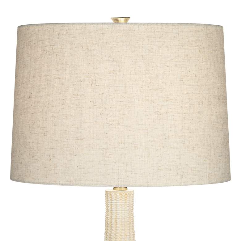 Image 4 360 Lighting Destin Clam 29" Coastal Contemporary Table Lamp more views