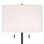 4_360 Lighting Deva 61" High Modern Bronze Side Table Floor Lamp more views