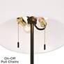5_360 Lighting Deva 61" High Modern Bronze Side Table Floor Lamp more views