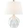 360 Lighting Dobbs White Ceramic Modern Accent Table Lamp