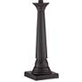 360 Lighting Dolbey Black Bronze Tapered Column Table Lamps Set of 2 in scene