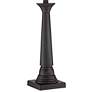 360 Lighting Dolby 28" Bronze Column Lamps with Smart Sockets Set of 2