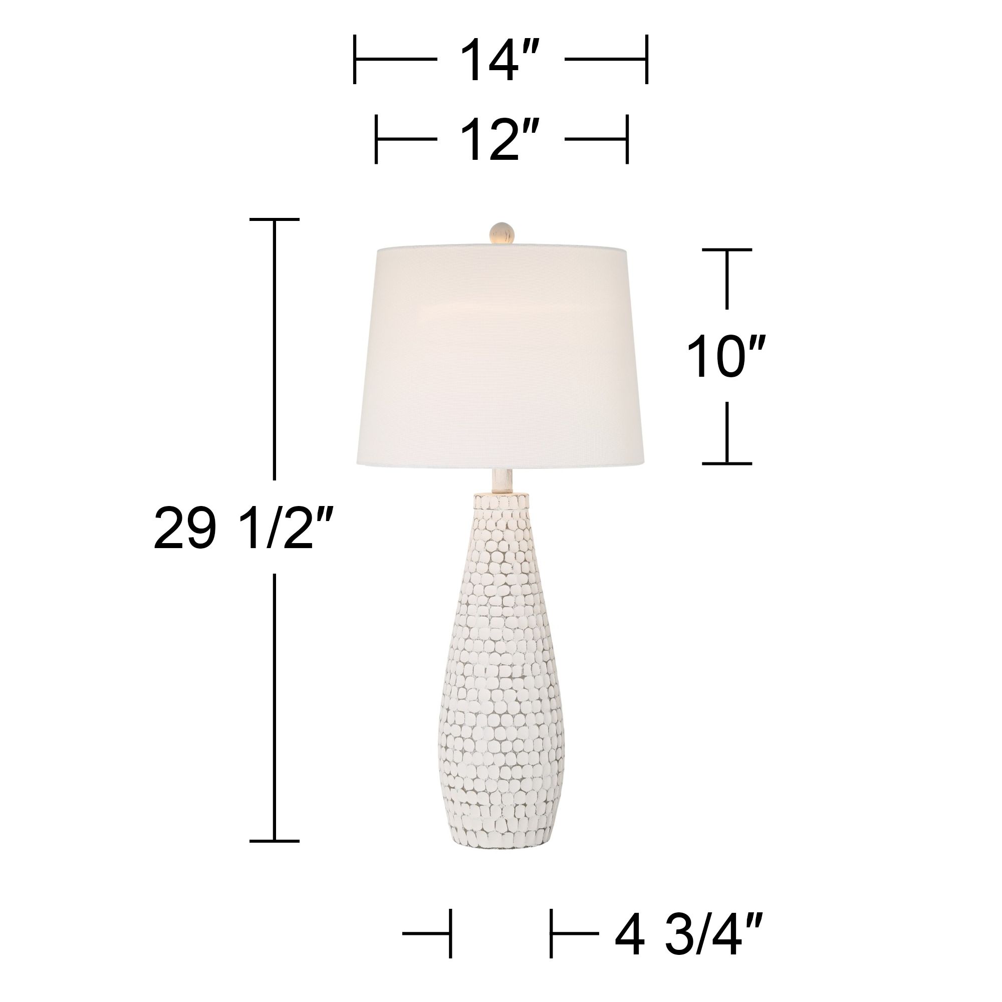 360 Lighting Dot 29 1/2" Modern White USB Table Lamps Set of 2 in scene