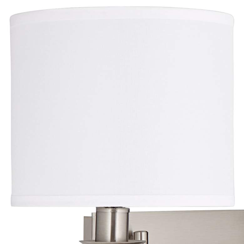 Image 2 360 Lighting Double Arm Twin Light Swing Arm Plug-In Wall Lamp more views